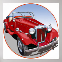 MG rouge TD Affiche