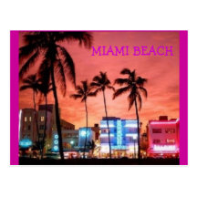 Miami Beach, la Floride Carte Postale