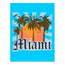Miami Beach la Floride FLA Cartes Postales