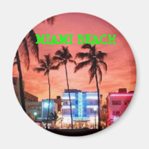 Miami Beach, la Floride Magnets