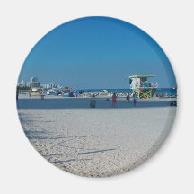 Miami Beach Magnets Pour Réfrigérateur