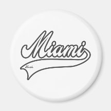 Miami la Floride Magnets Pour Réfrigérateur