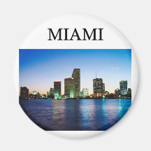 MIAMI la Floride Magnets Pour Réfrigérateur