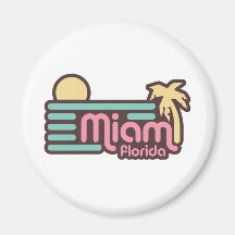 Miami Magnets Pour Réfrigérateur