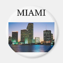 Miami ! magnets pour réfrigérateur