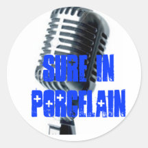 MIC, sûre dans la porcelaine Adhésifs