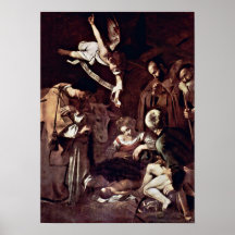 Michaël Angelo Merisi DA Caravaggio - nativité Posters