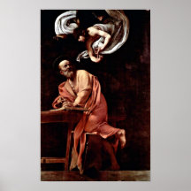 Michaël Angelo Merisi DA Caravaggio - StMatthew Posters