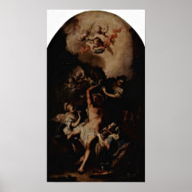 Michaël Angelo Unterberger - St SebastiAn Affiche