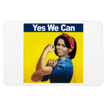 MICHELLE le RIVEUR - OUI NOUS CAN.png Magnet En Vinyle