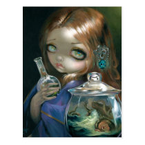 "Microcosm:  Sea Monsters" Postcard cartes postales