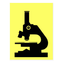 Microscope Carte Postale