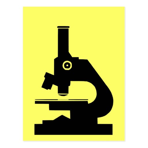 Microscope Carte Postale