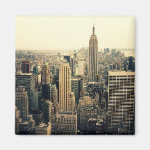 Midtown d'horizon de New York City Magnets Pour Réfrigérateur