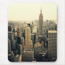Midtown d'horizon de New York City Tapis De Souris
