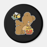 Miel de vol d'ours drôle magnets