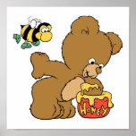 Miel de vol d'ours drôle posters