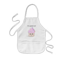 Mignon c'est tablier de temps de petit gâteau