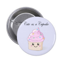 Mignon comme bouton de kawaii de petit gâteau badge avec épingle