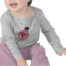 Mignon comme insecte · Coccinelle rose T-shirt