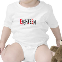 Mignon, conception "dix-huit" t-shirt