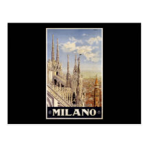 Milan Carte Postale