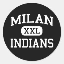 Milan - Indiens - lycée - Milan Indiana Adhésif