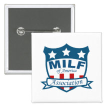 Milf d'association de l'Amérique Badges Avec Agrafe