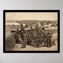 Milice de l'état de New-York, fort Corcran, VA 186 Affiche