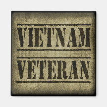 Militaires de vétéran du Vietnam Magnets Pour Réfrigérateur