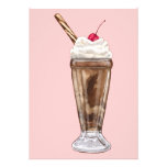 Milkshake de crème glacée de chocolat bristol