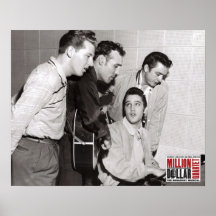 Million de photo de quartet du dollar poster