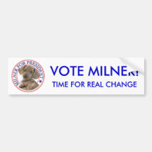 Milner, HEURE POUR le VRAI CHANGEMENT, MILNER de V Adhésif Pour Voiture