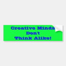 MindsDon'tThink créatif de même ! - Customisé Adhésif Pour Voiture