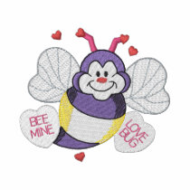 Mine d'abeille polos brodés