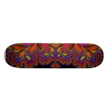 Minerai de paon plateaux de skateboards customisés