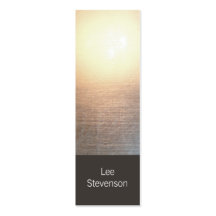 Mini carte de visite de Minimalistic de lueur mode