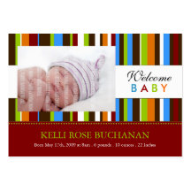 Mini cartes de faire-part de naissance cartes de visite personnelles
