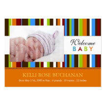 Mini cartes de faire-part de naissance cartes de visite professionnelles