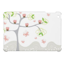 Mini cas de petits gâteaux d'iPad doux rose lunati