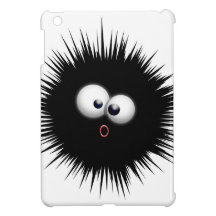 Mini cas d'encre de floc d'iPad drôle de bande des