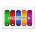 Mini cas d'iPad coloré de badminton Étui iPad Mini