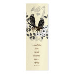 Mini étiquettes vintages de signet ou de mariage cartes de visite professionnelles