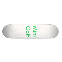 Mini golf skateboards customisés