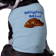 Mini habillement puissant de teckel pour le T-shir T-shirt Pour Animal Domestique