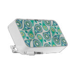 Mini haut-parleur vert moderne de Paisley