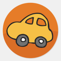 Mini mini voiture adhésif