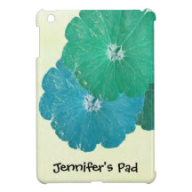 Mini protection d'iPad étrange de fleurs