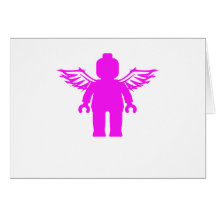 MINIFIG AVEC DES AILES d'ANGE CUSTOMISENT par MON  Carte De Vœux