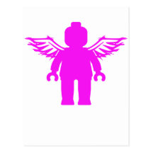 MINIFIG AVEC DES AILES d'ANGE CUSTOMISENT par MON  Cartes Postales